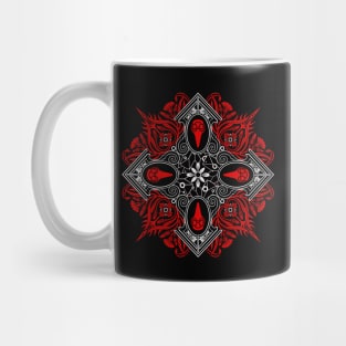 Plague Mask and Herbs in Symmetry ver2 - Sunweaver Mug